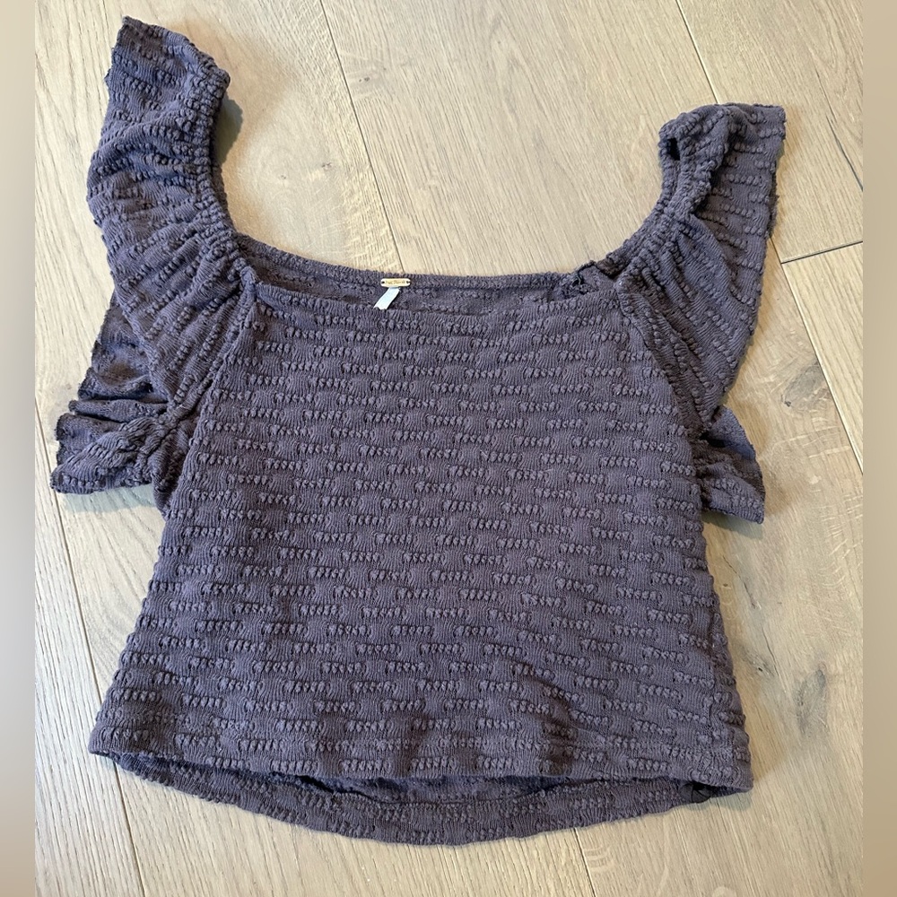 Brown Color SIZE MEDIUM Free people Blouse Top
